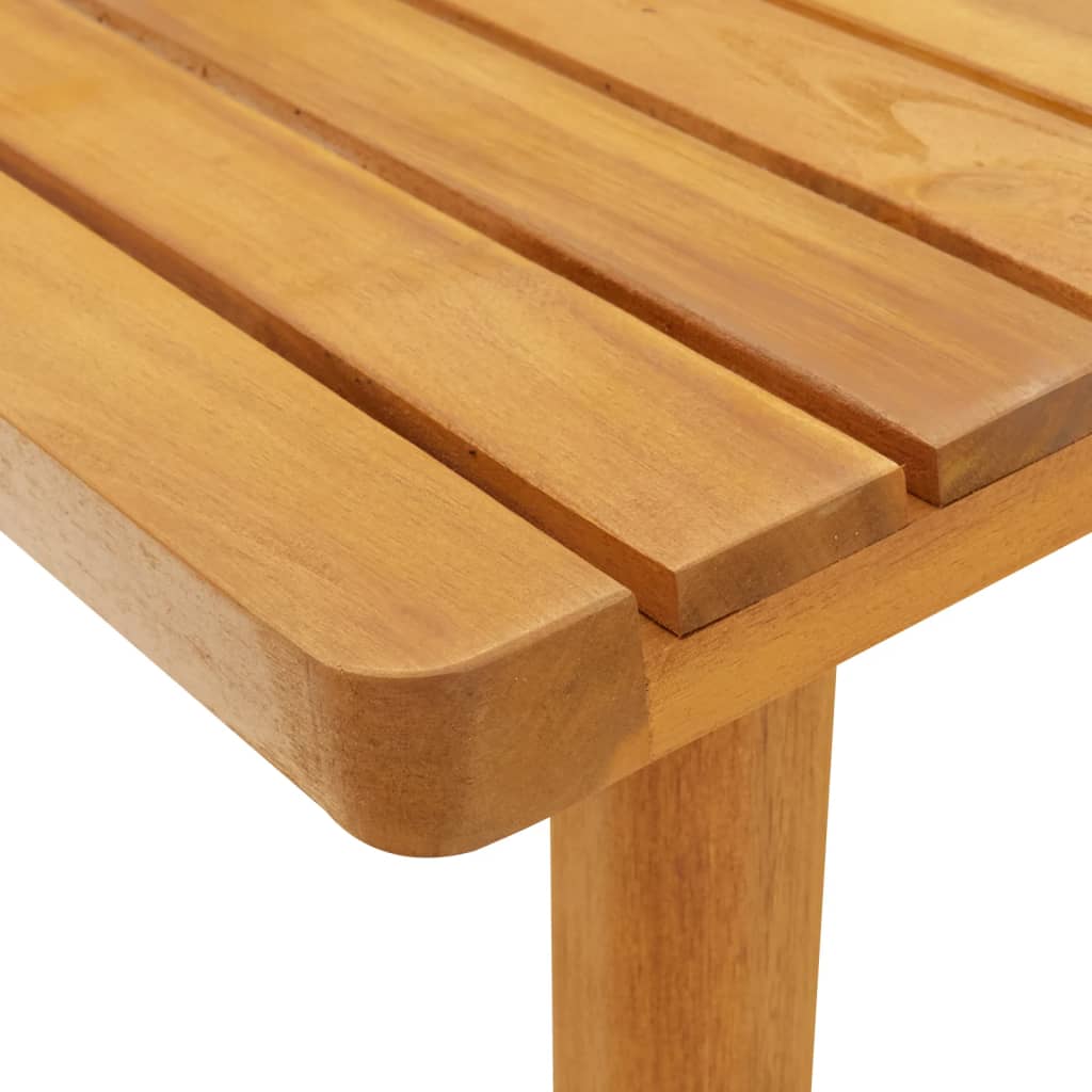 vidaXL Patio Coffee Table 35.4"x21.7"x13.8" Solid Acacia Wood-3