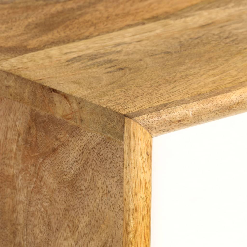 vidaXL Sideboard 43.3"x11.8"x32.3" Solid Mango Wood-4