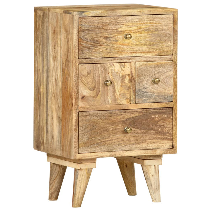 vidaXL Bedside Cabinet 14.2"x11.8"x23.6" Solid Mango Wood-10