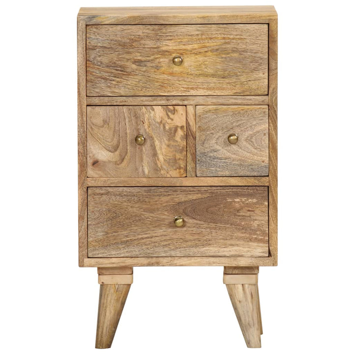 vidaXL Bedside Cabinet 14.2"x11.8"x23.6" Solid Mango Wood-2