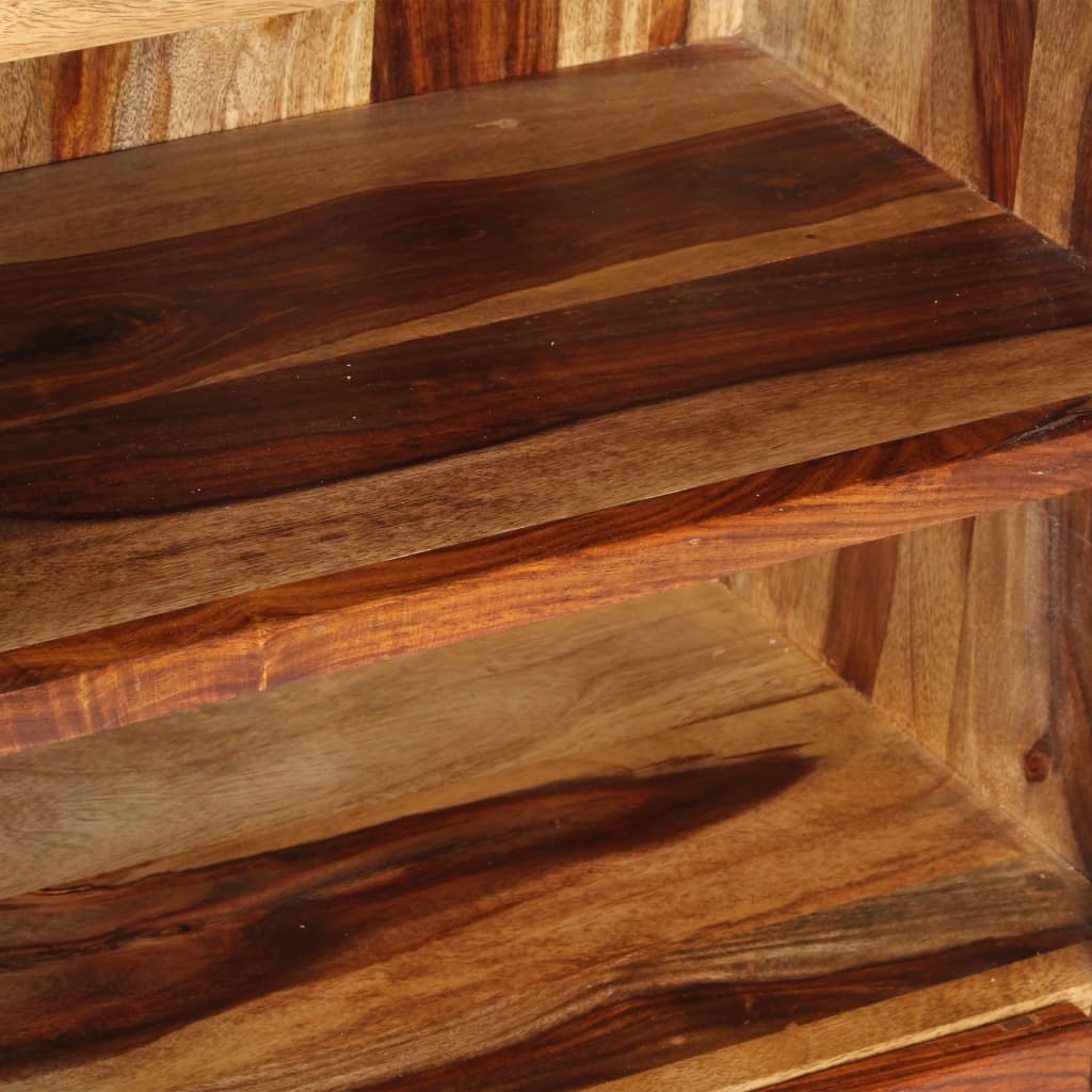 vidaXL Highboard 19.7"x11.8"x42.5" Solid Sheesham Wood-2