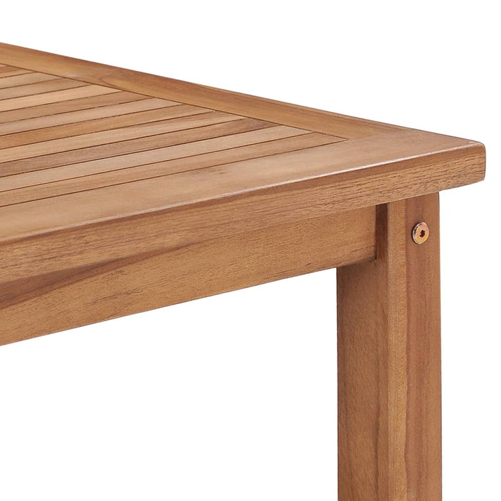 vidaXL Coffee Table 17.7"x17.7"x17.7" Solid Teak Wood-3