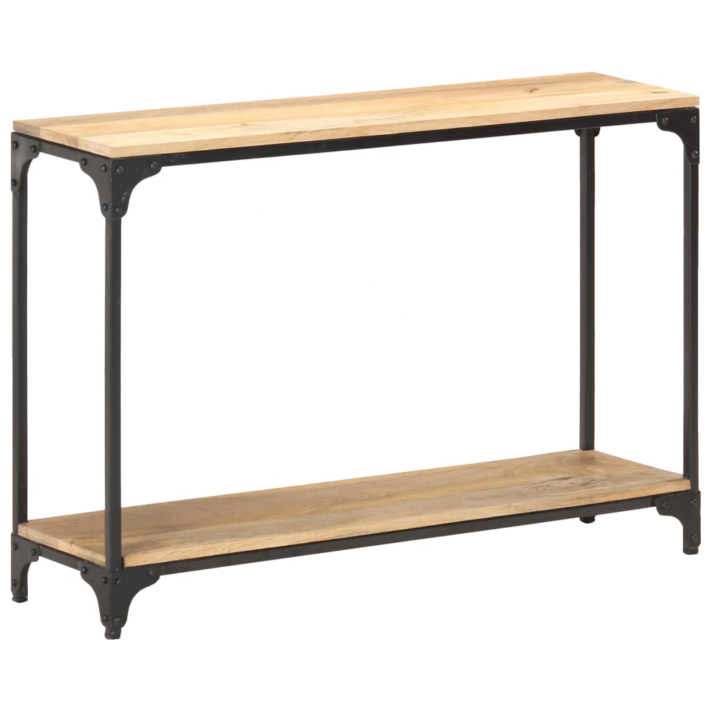 vidaXL Console Table 43.3"x11.8"x29.5" Solid Mango Wood-0