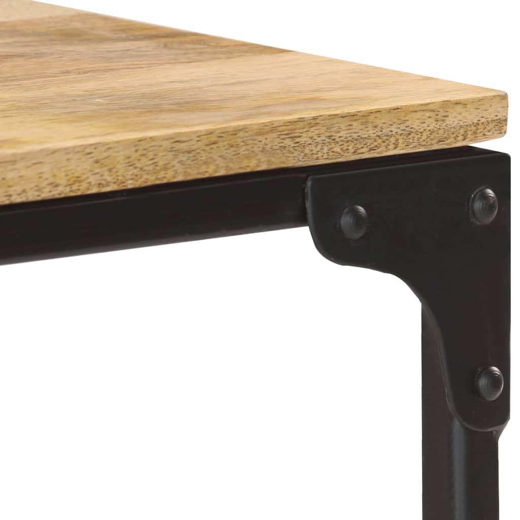 vidaXL Console Table 43.3"x11.8"x29.5" Solid Mango Wood-5