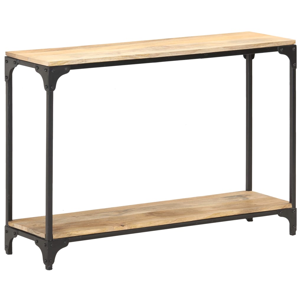 vidaXL Console Table 43.3"x11.8"x29.5" Solid Mango Wood-7