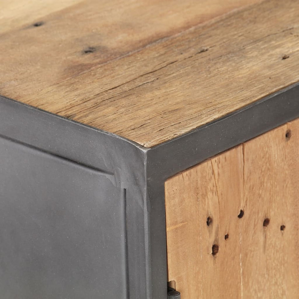 vidaXL Sideboard 23.6"x13.8"x29.1" Solid Reclaimed Wood-1