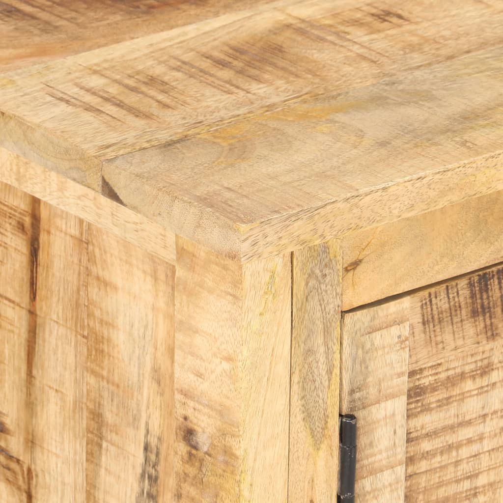 vidaXL Sideboard 47.2"x11.8"x29.9" Rough Mango Wood-1