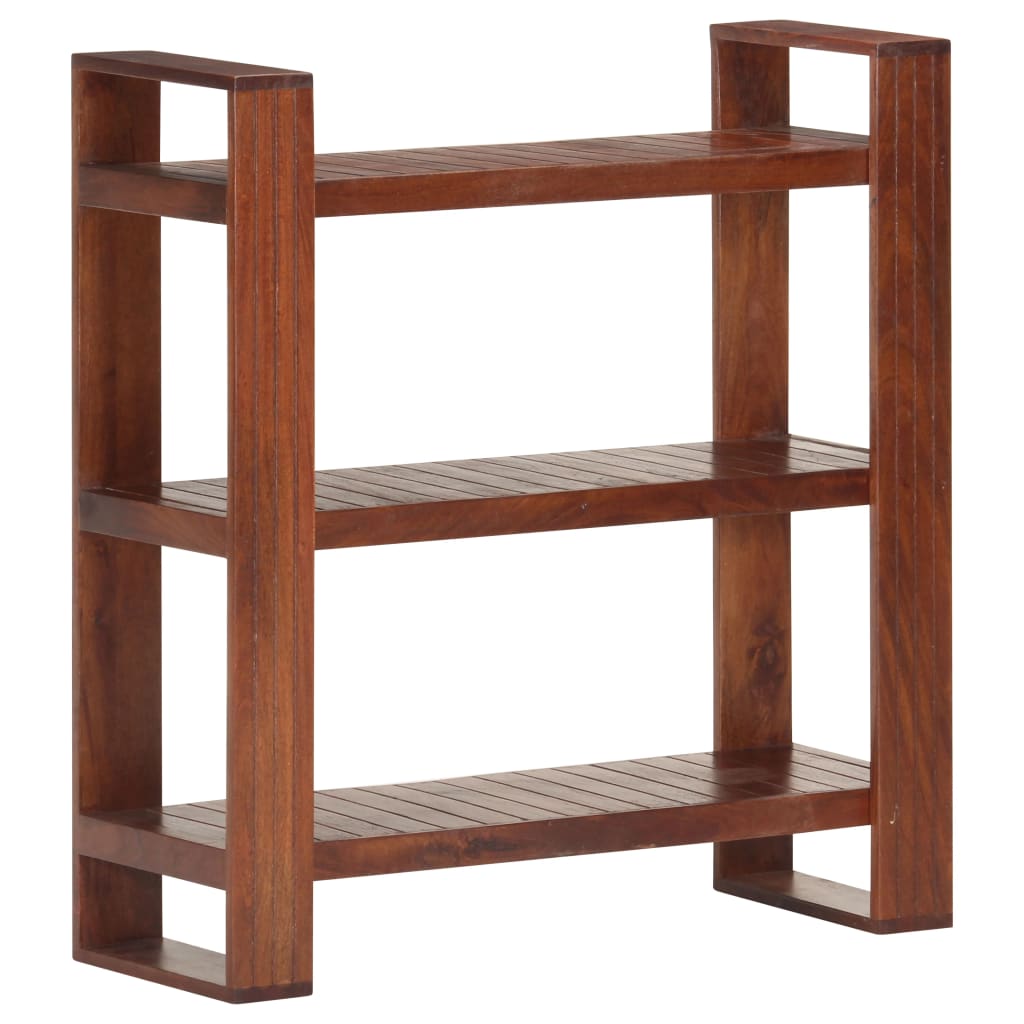 vidaXL Bookshelf Book Cabinet Wall Bookcase Standing Shelves Solid Wood Acacia-10