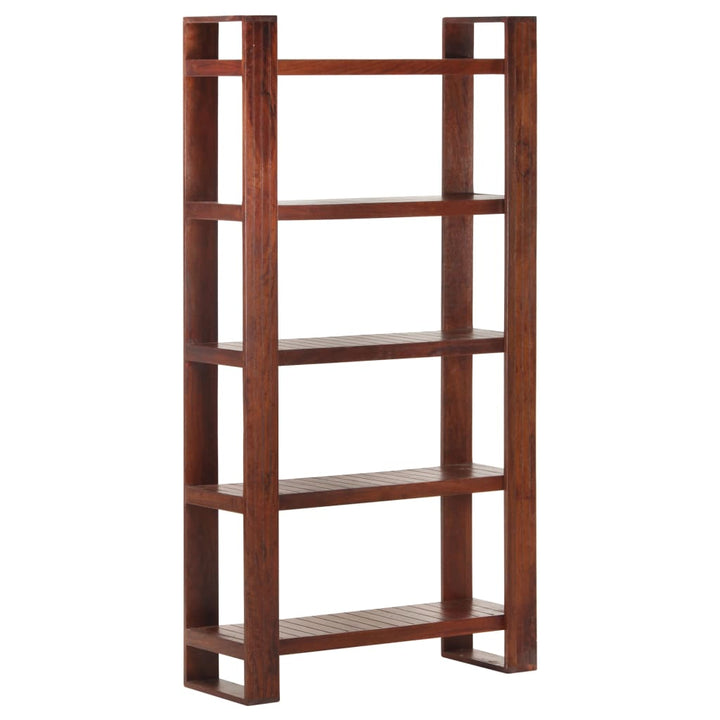 vidaXL Bookshelf Book Cabinet Wall Bookcase Standing Shelves Solid Wood Acacia-11