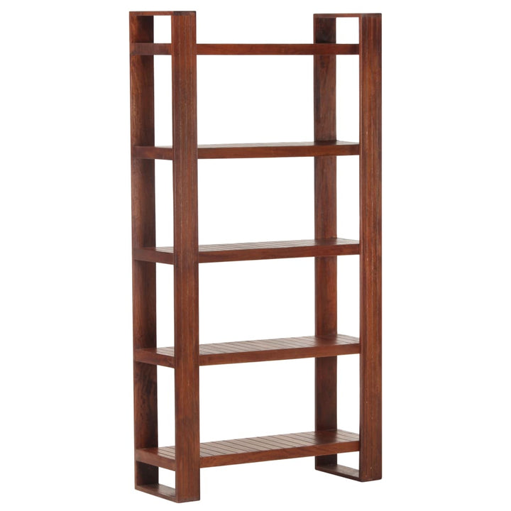 vidaXL Bookshelf Book Cabinet Wall Bookcase Standing Shelves Solid Wood Acacia-8