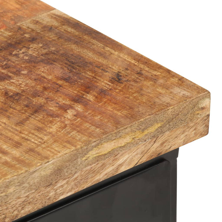 vidaXL Sideboard 23.6"x11.8"x29.9" Rough Mango Wood-7