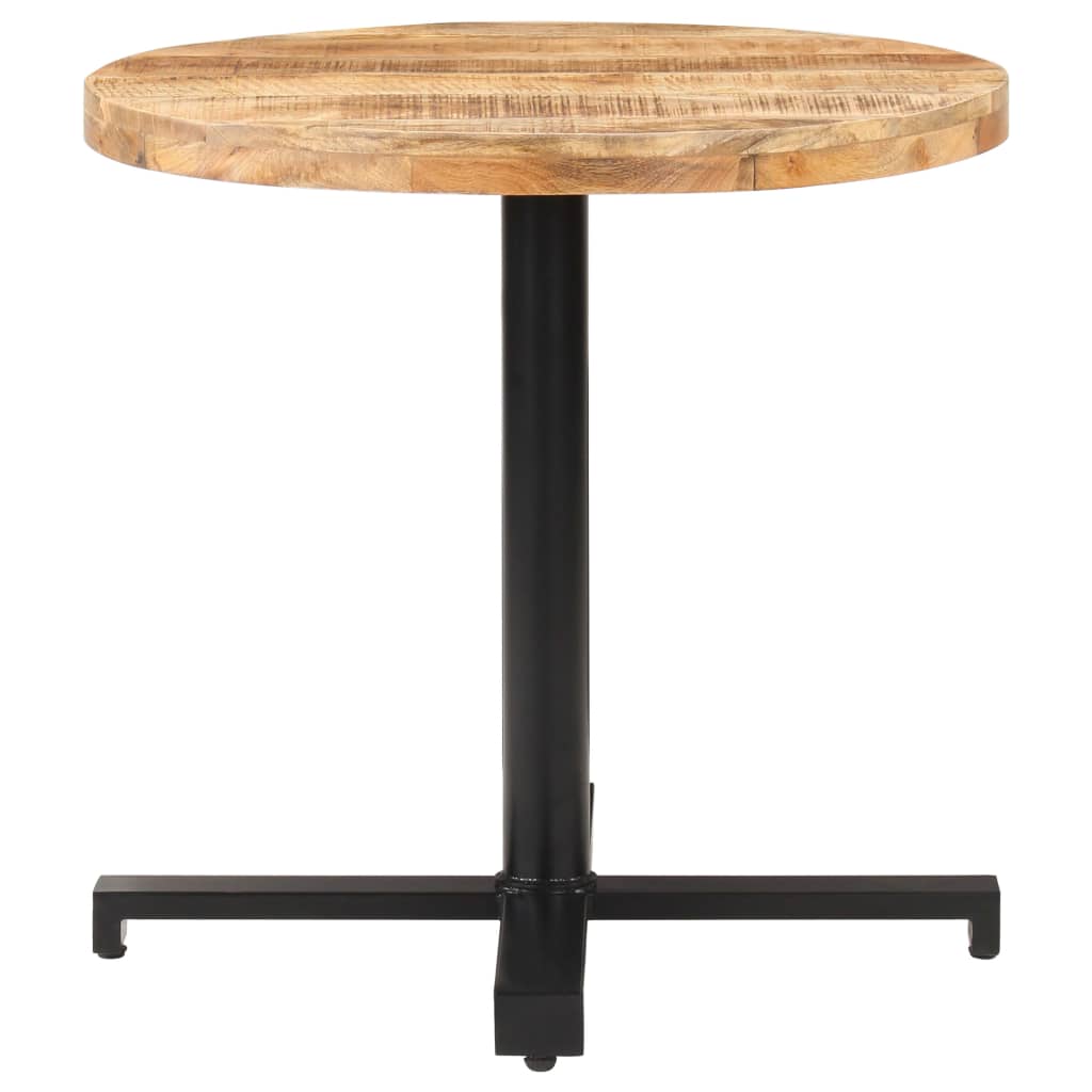 vidaXL Bistro Table Round Ø31.5"x29.5" Rough Mango Wood-1