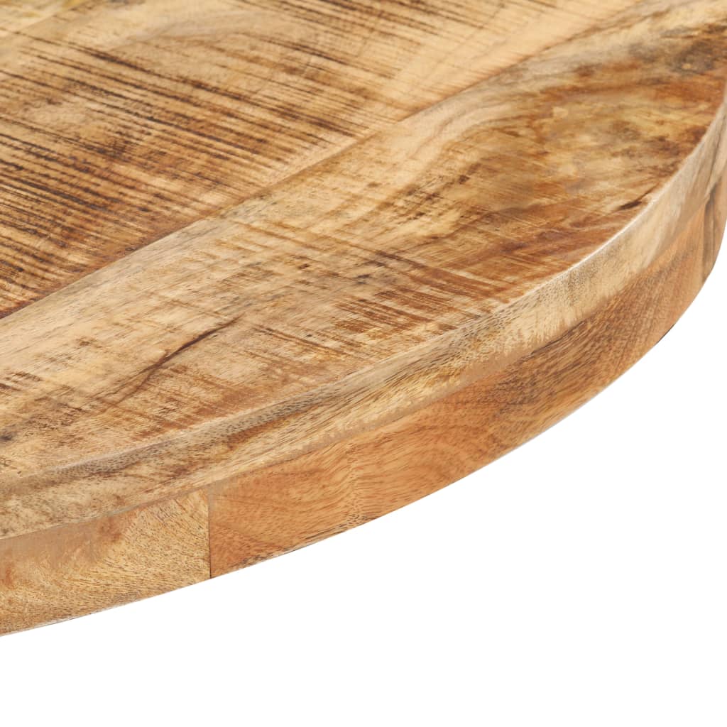 vidaXL Bistro Table Round Ø31.5"x29.5" Rough Mango Wood-3