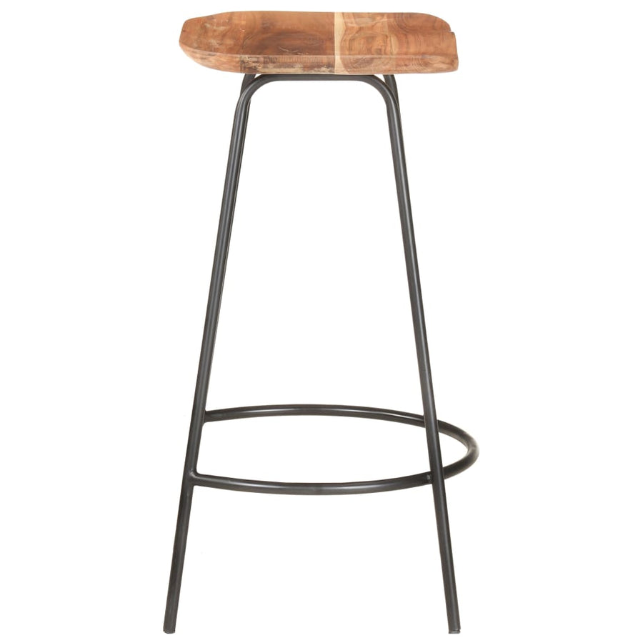 vidaXL Bar Stool Bar Seat Counter Height Stool for Pub Kitchen Solid Wood-0