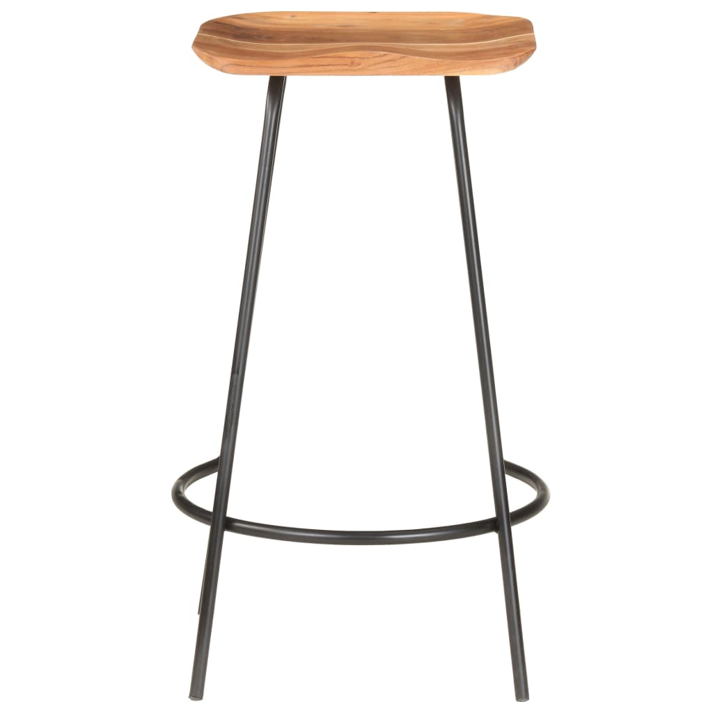 vidaXL Bar Stool Bar Seat Counter Height Stool for Pub Kitchen Solid Wood-6
