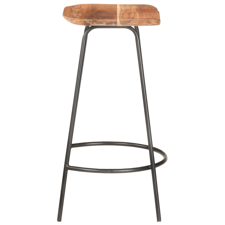 vidaXL Bar Stool Bar Seat Counter Height Stool for Pub Kitchen Solid Wood-8