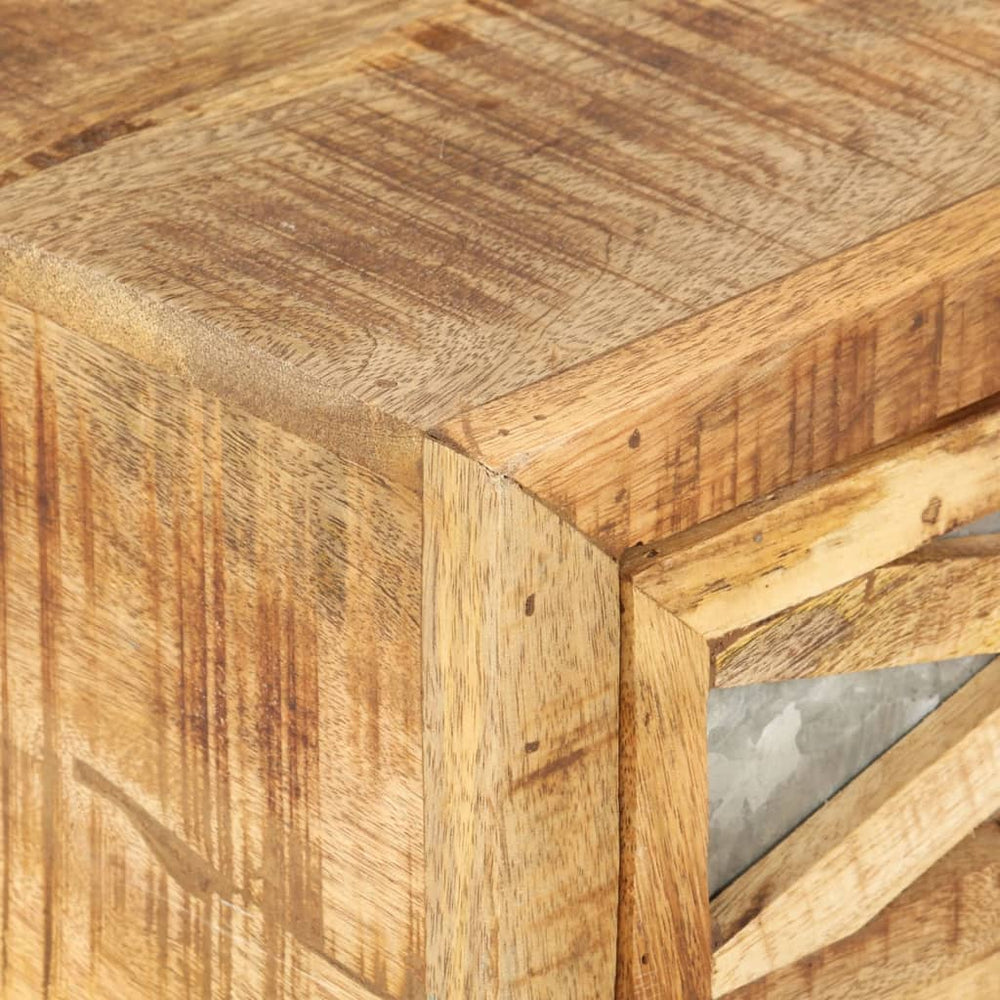 vidaXL Coffee Table 43.3"x19.7"x15" Solid Mango Wood-1