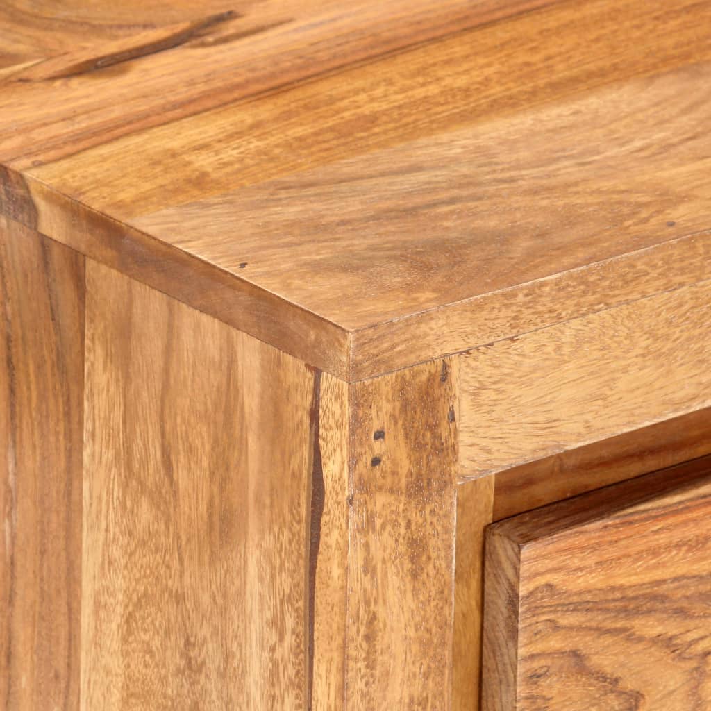 vidaXL Drawer Cabinet 23.6"x13"x29.5" Solid Wood Acacia-3