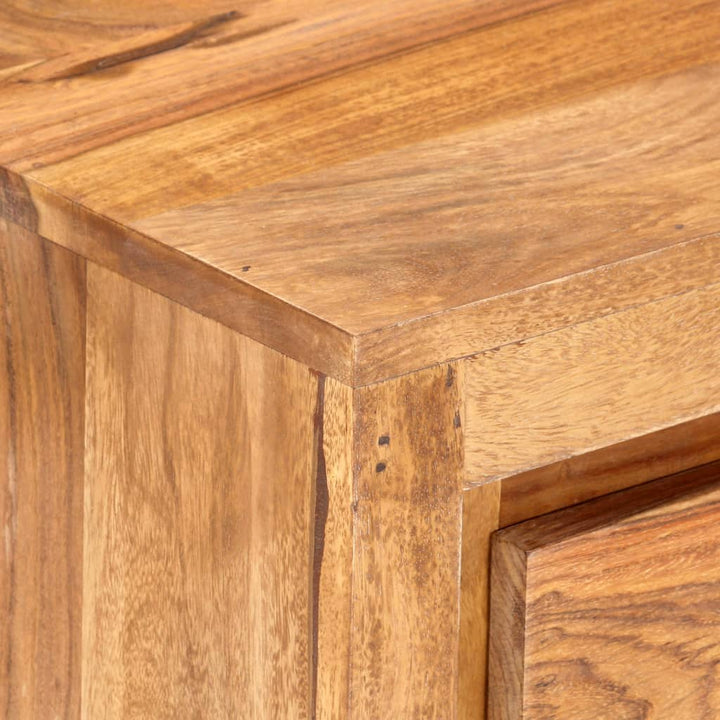 vidaXL Drawer Cabinet 23.6"x13"x29.5" Solid Wood Acacia-3