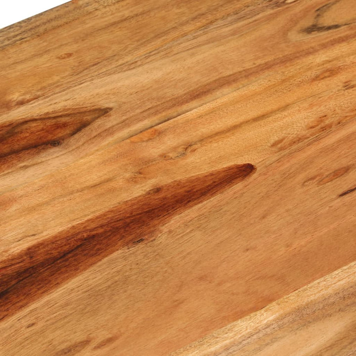 vidaXL Coffee Table 33.1"x19.3"x15.7" Solid Wood Acacia-8