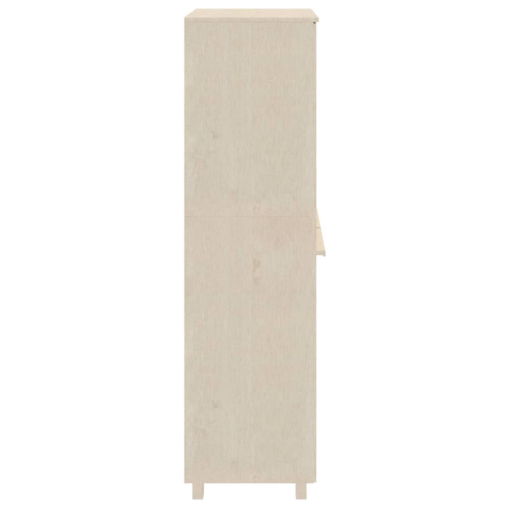 vidaXL Wardrobe Armoire Closet Storage Organizer Rack HAMAR Solid Wood Pine-6