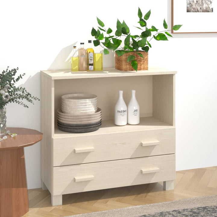 vidaXL Sideboard Buffet Console Cabinet for Bedroom HAMAR Solid Wood Pine-7