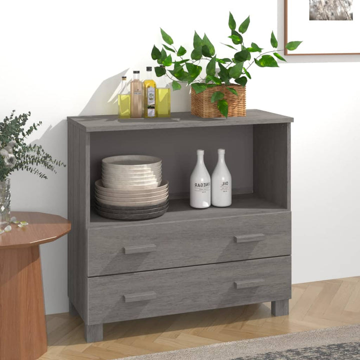 vidaXL Sideboard Buffet Console Cabinet for Bedroom HAMAR Solid Wood Pine-10