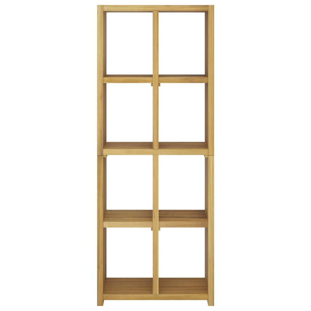 vidaXL Book Cabinet 27.6"x11.8"x70.9" Solid Wood Teak-1