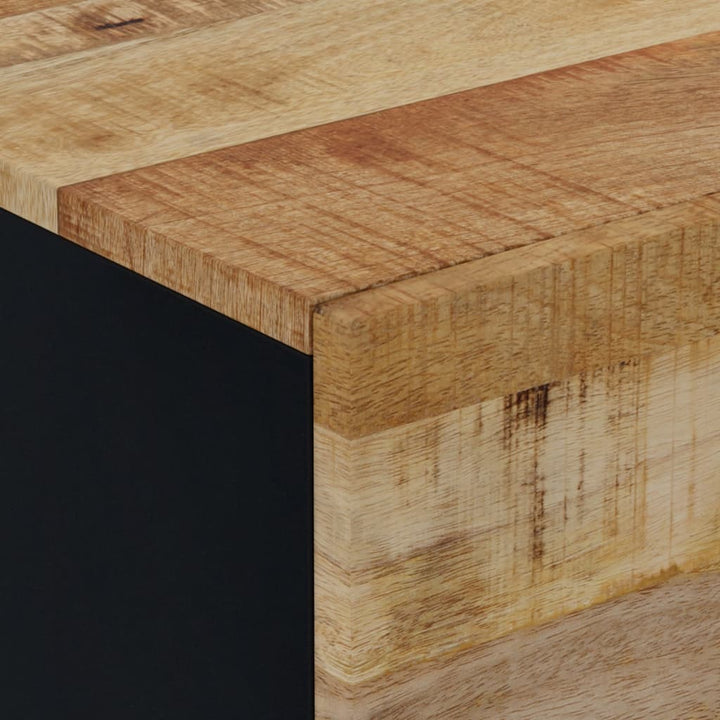 vidaXL Bedside Cabinet 15.7"x13"x18.1" Solid Wood Mango-4