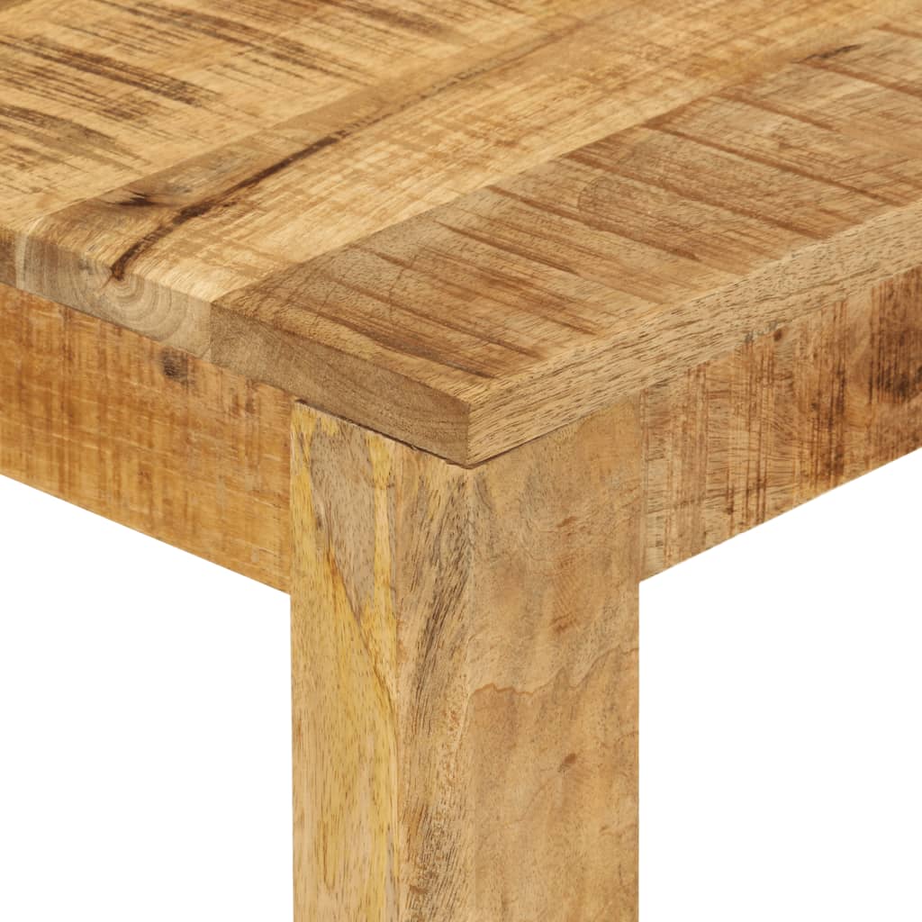 vidaXL Dining Table 43.3"x21.7"x29.9" Solid Wood Mango-4