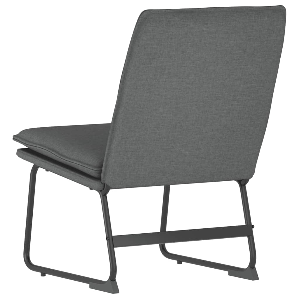 vidaXL Lounge Chair Dark Gray 20.5"x29.5"x29.9" Fabric-4