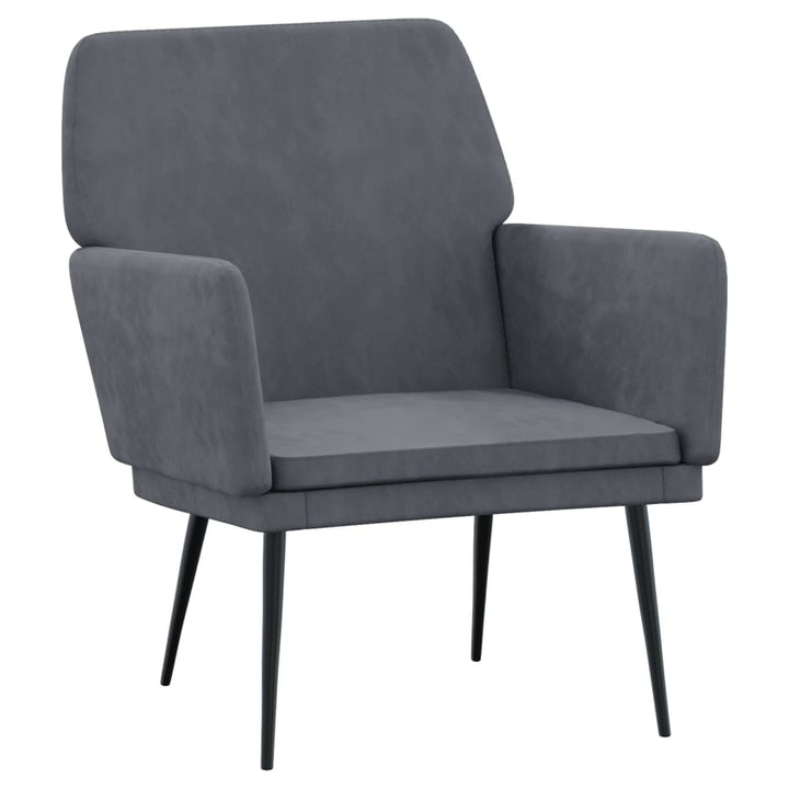 vidaXL Accent Chair with Arms Modern Single Sofa Chair for Living Room Velvet-2