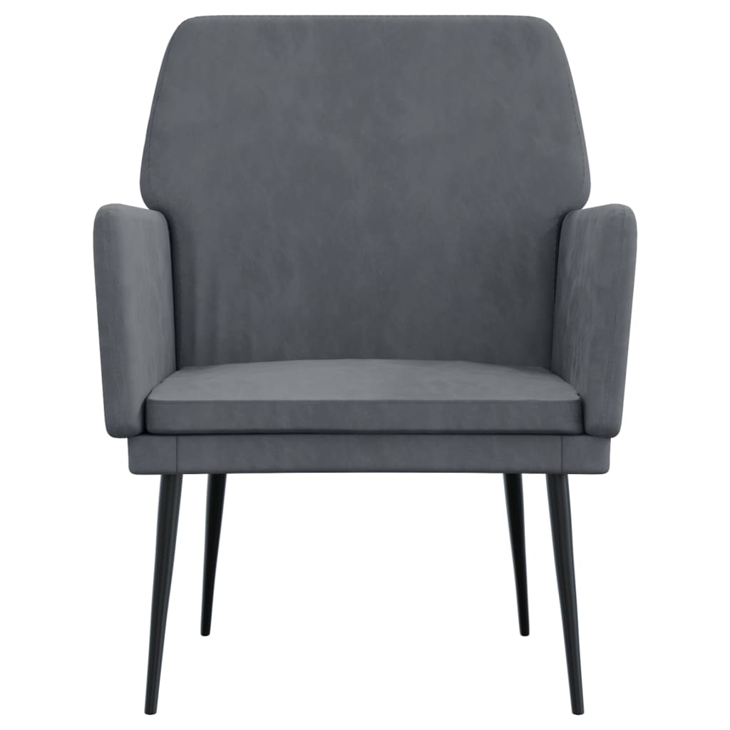 vidaXL Accent Chair with Arms Modern Single Sofa Chair for Living Room Velvet-9