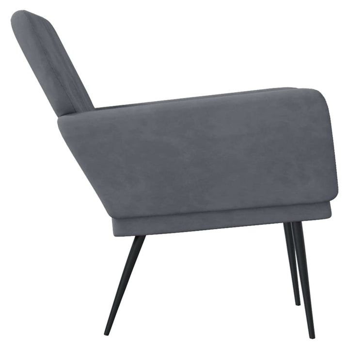 vidaXL Accent Chair with Arms Modern Single Sofa Chair for Living Room Velvet-10