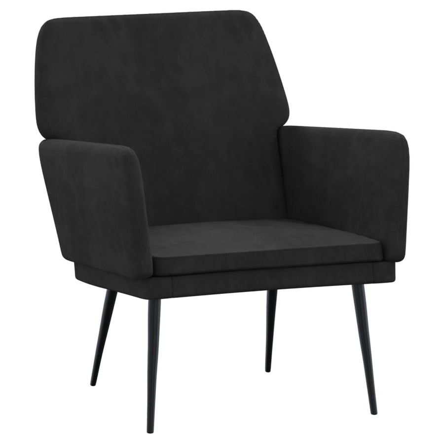 vidaXL Accent Chair with Arms Modern Single Sofa Chair for Living Room Velvet-0