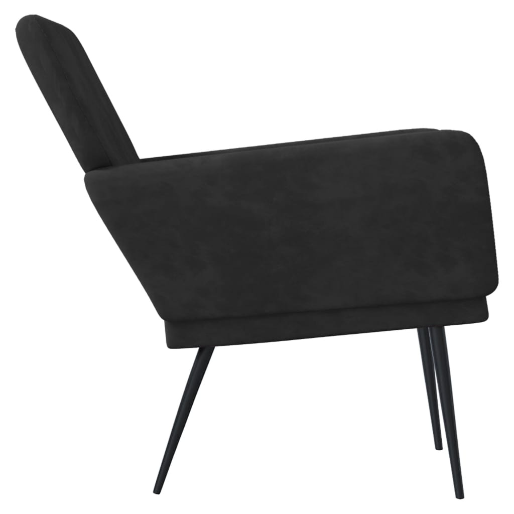 vidaXL Accent Chair with Arms Modern Single Sofa Chair for Living Room Velvet-5
