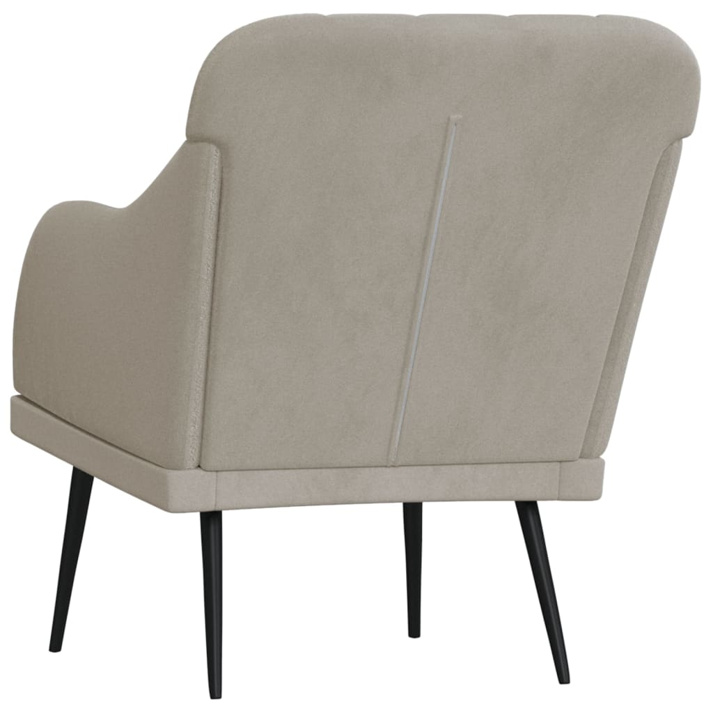 vidaXL Accent Chair with Arms Sofa Side Chair for Living Room Bedroom Velvet-3
