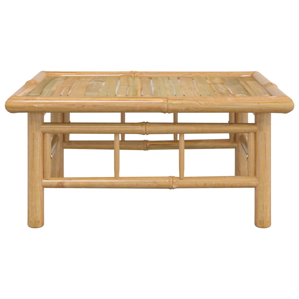 vidaXL Patio Table 25.6"x21.7"x11.8" Bamboo-2