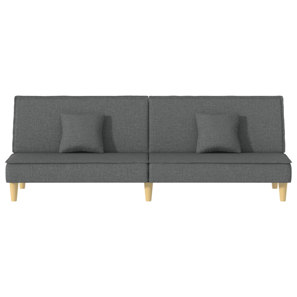 vidaXL Sofa Bed Modern Loveseat Sleeper Sofa Guest Bed with Pillows Fabric-6