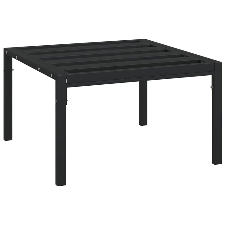 vidaXL Patio Furniture All-Weather Outdoor Metal Coffee Table for Garden Steel-18