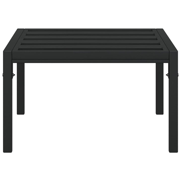vidaXL Patio Furniture All-Weather Outdoor Metal Coffee Table for Garden Steel-7