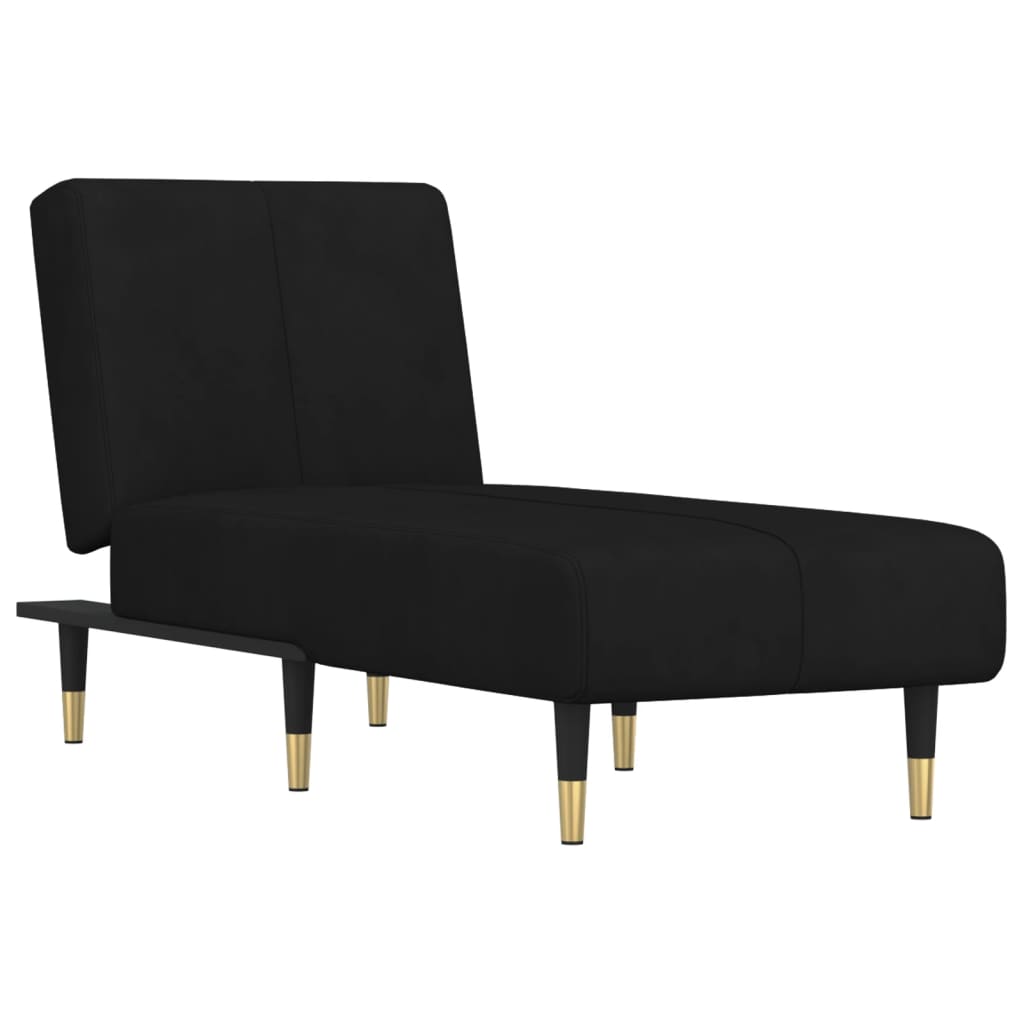 vidaXL Lounger Settee Lounge Sleeper Sofa Chair Bed Living Room Seating Velvet-9