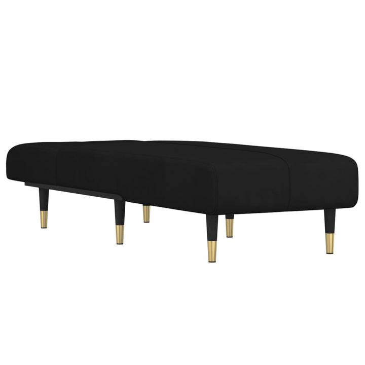 vidaXL Lounger Settee Lounge Sleeper Sofa Chair Bed Living Room Seating Velvet-13