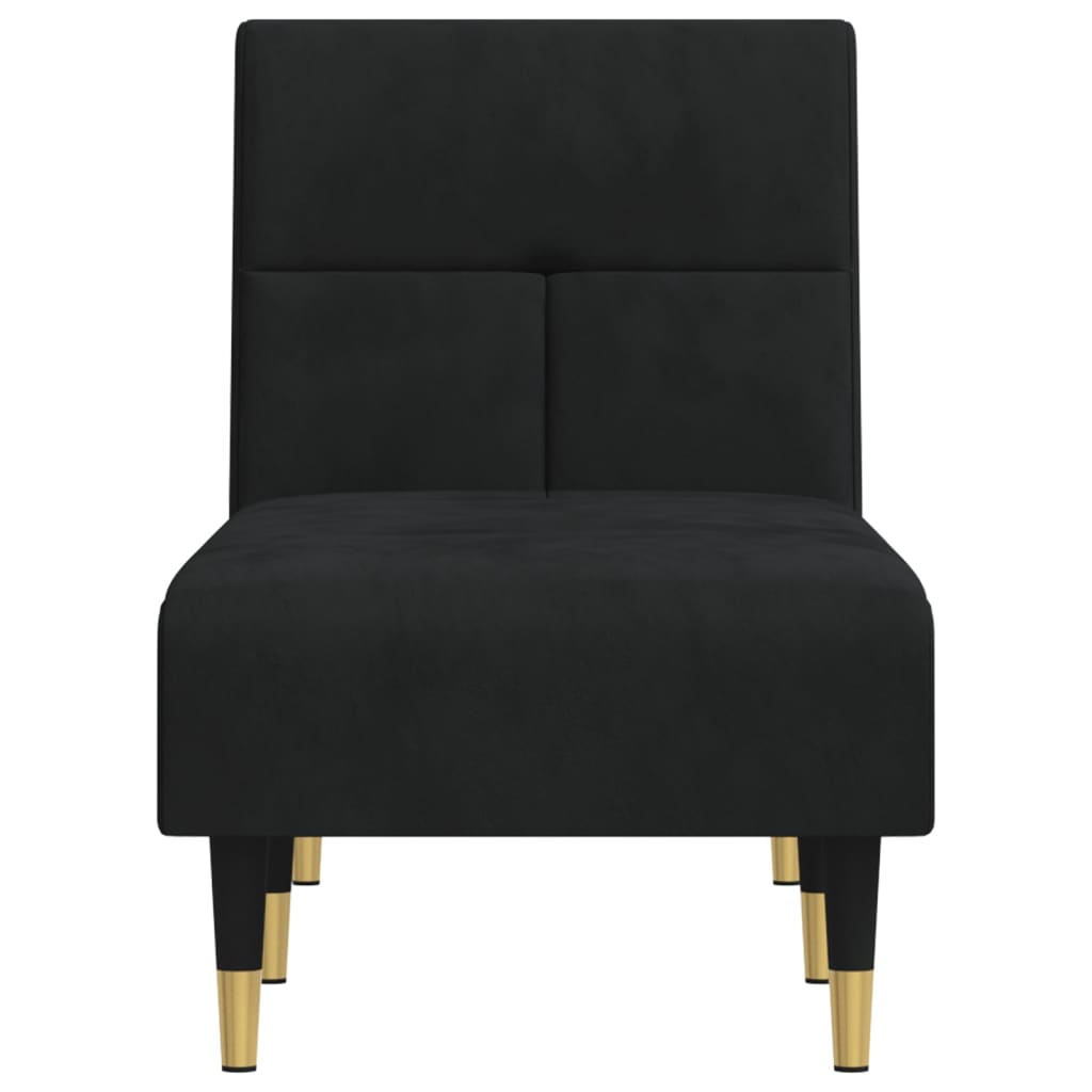 vidaXL Chaise Longue Reclining Chaise Sofa Chair for Living Room Office Velvet-14