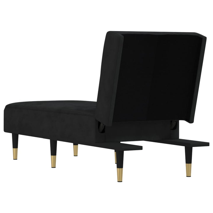vidaXL Chaise Longue Reclining Chaise Sofa Chair for Living Room Office Velvet-15