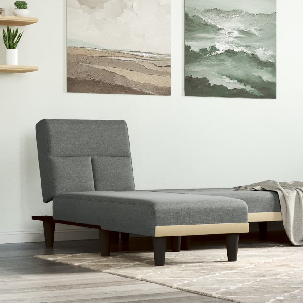 vidaXL Chaise Longue Chair Reclining Chaise Sofa for Living Room Office Velvet-11