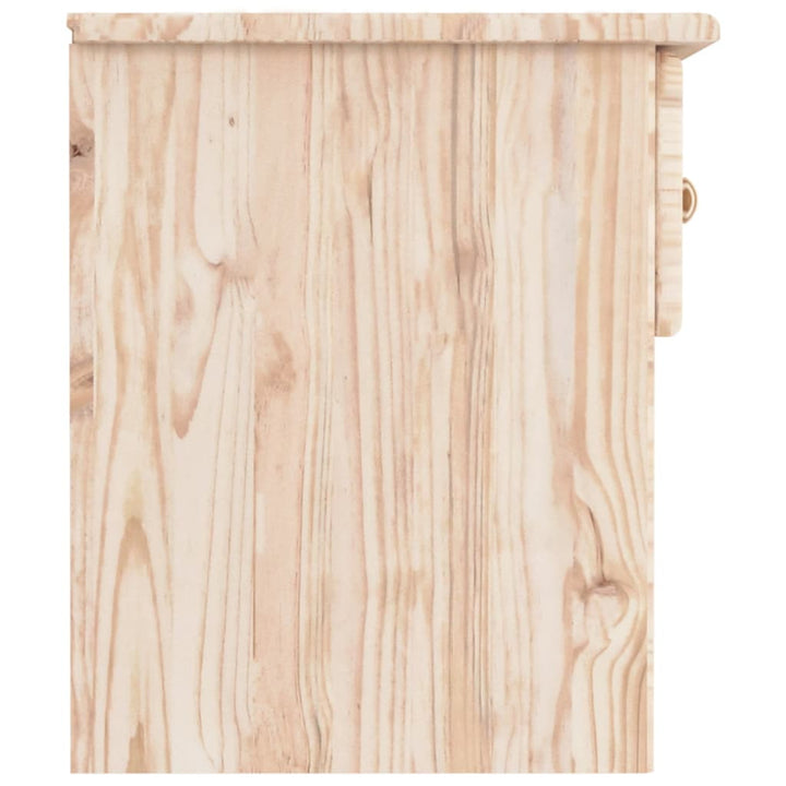 vidaXL Bedside Cabinet ALTA 16.9"x13.8"x15.9" Solid Wood Pine-3
