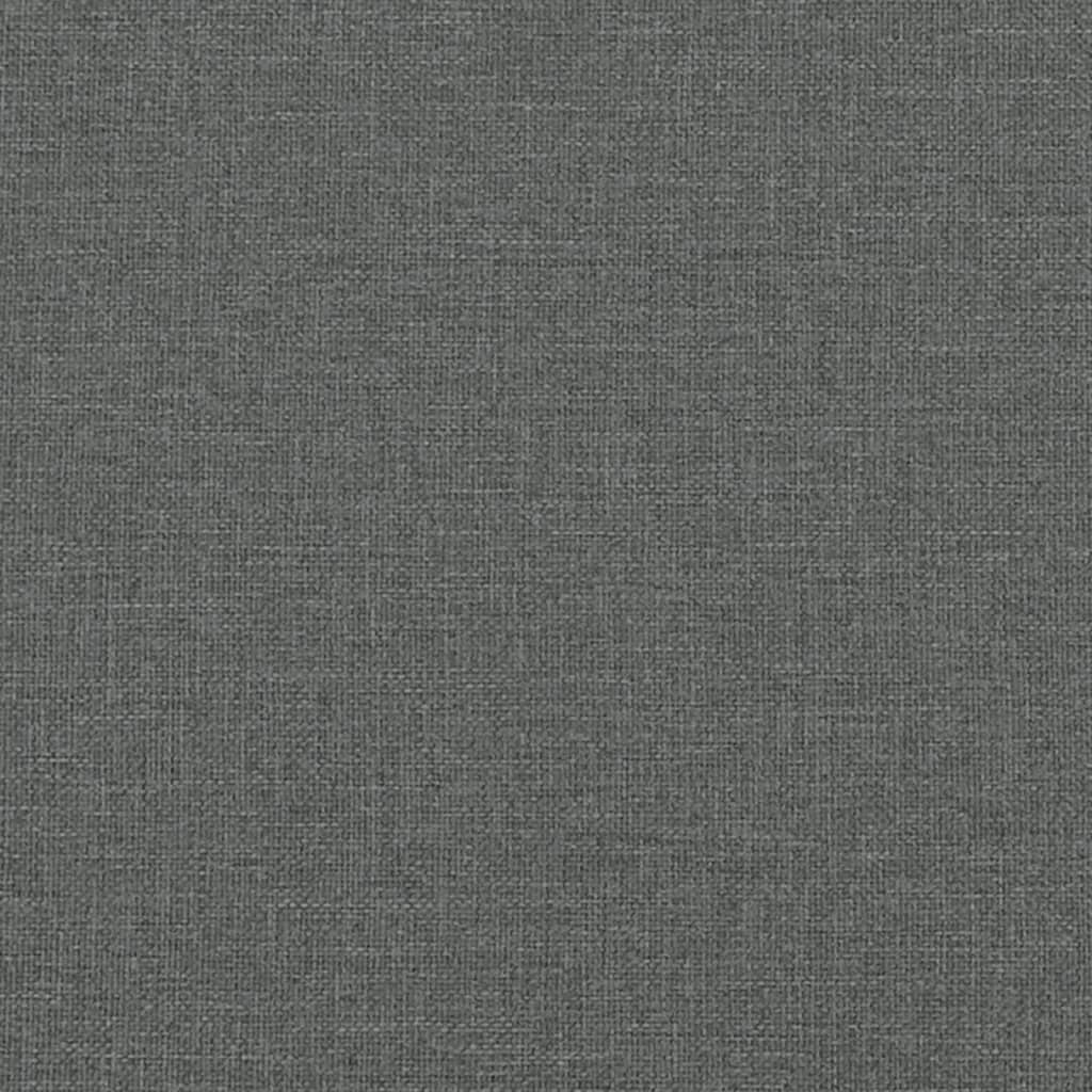 vidaXL Day Bed Dark Gray 39.4"x74.8" Twin Fabric-5
