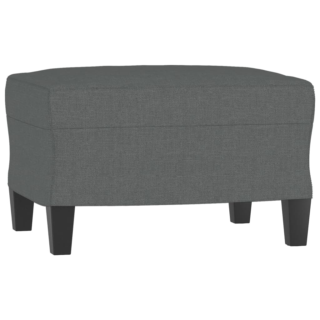 vidaXL 4 Piece Sofa Set Dark Gray Fabric-4