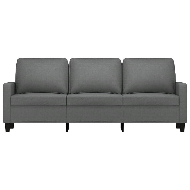 vidaXL Sofa Chair Upholstered Accent Armchair Sofa Comfort Dark Gray Fabric-10